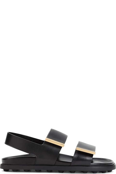 Tod's Leather Slingback Sandals