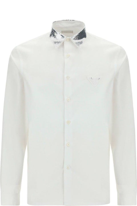 Prada Clothing for Men Prada Collared Buttoned Shirt