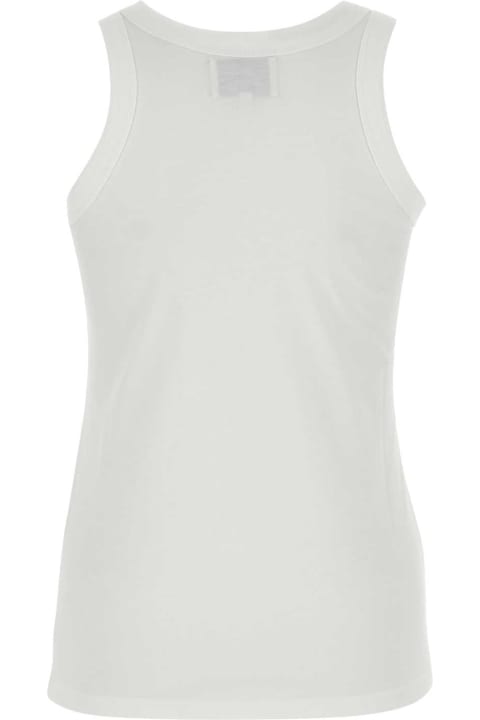 ウィメンズ Loulou Studioのトップス Loulou Studio White Cotton Poso Tank Top