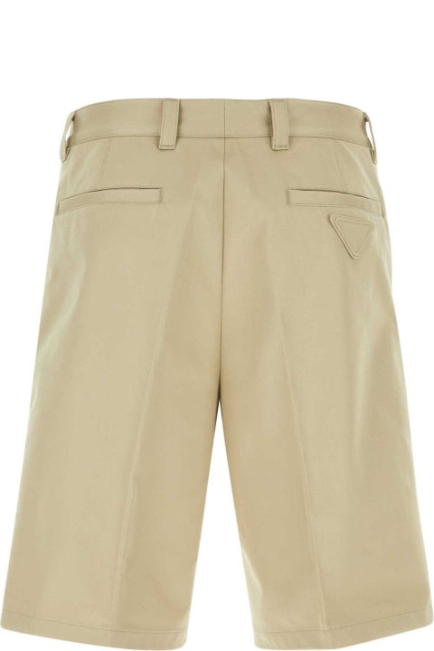 Prada Clothing for Men Prada Pleated Knee-length Shorts