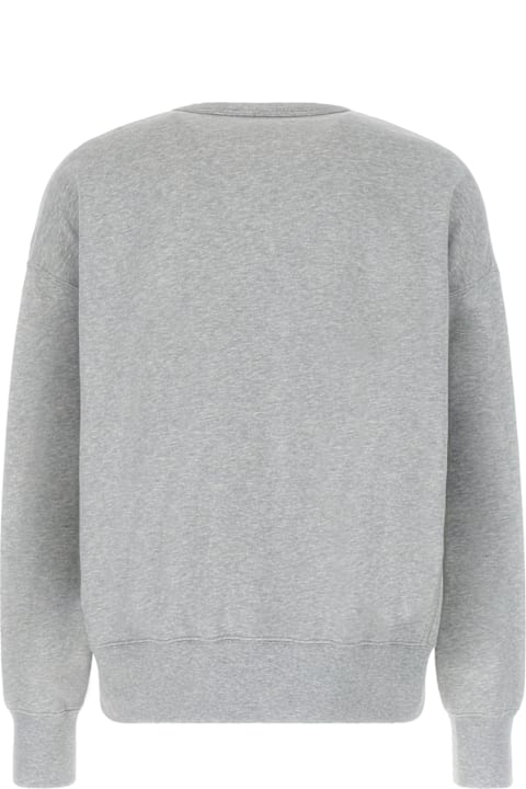 Sale for Men Alexander McQueen Melange Grey Cotton Oversize Sweatshirt