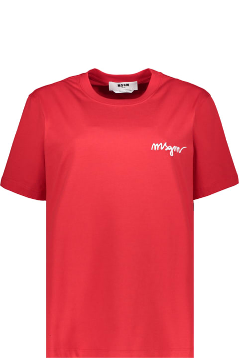 MSGM Topwear for Women MSGM Cotton T-shirt