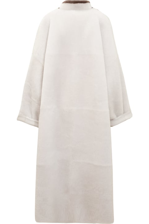 Blancha Clothing for Women Blancha Merino Reversible Long Coat.