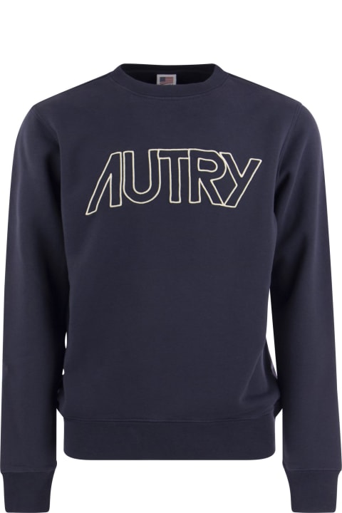 Fashion for Men Autry Crew-neck Sweatshirt With Logo Embroidery