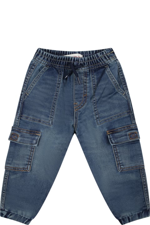 Bottoms for Baby Girls Levi's Denim Cargo Jeans For Baby Boy