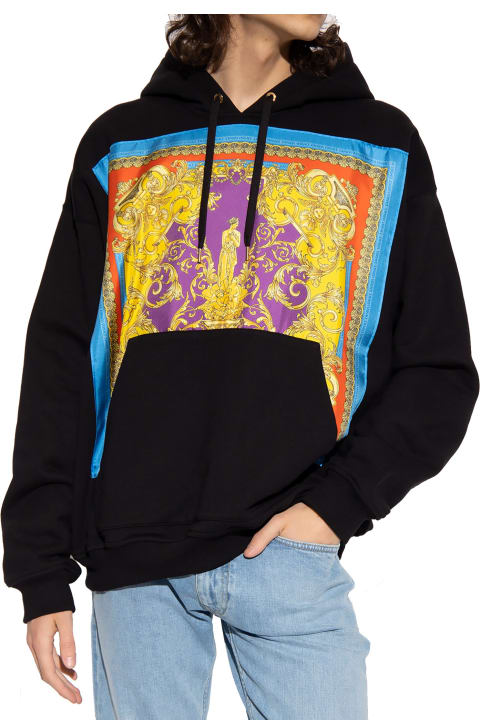 Versace for Men Versace Hooded Patch Sweatshirt