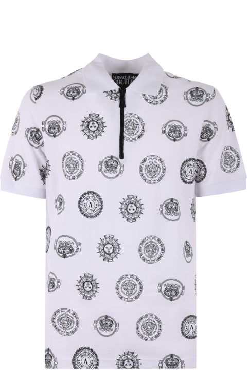 Versace Jeans Couture for Men Versace Jeans Couture Polo Versace Jeans Couture In Piquet Di Cotone