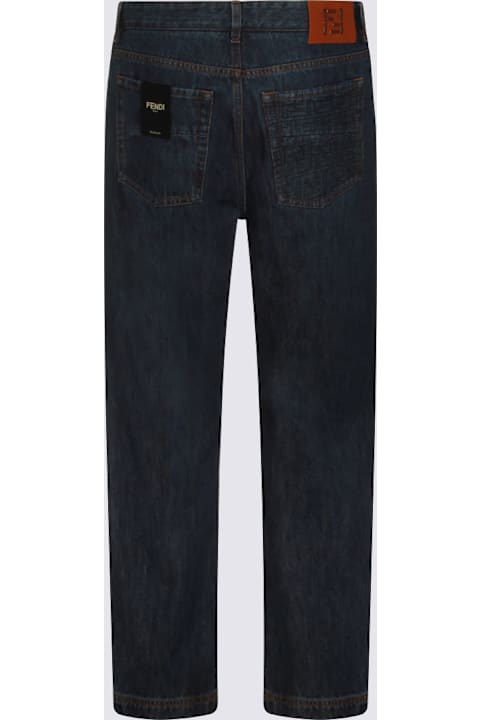 ウィメンズ新着アイテム Fendi Dark Blue Cotton Jeans
