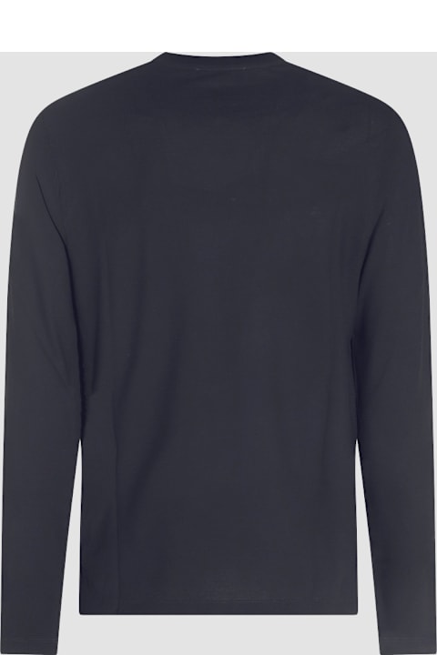 Zanone Clothing for Men Zanone Dark Blue Cotton T-shirt