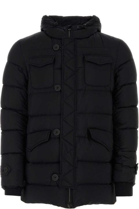 Herno Coats & Jackets for Men Herno Black Nylon L Eskimo Down Jacket