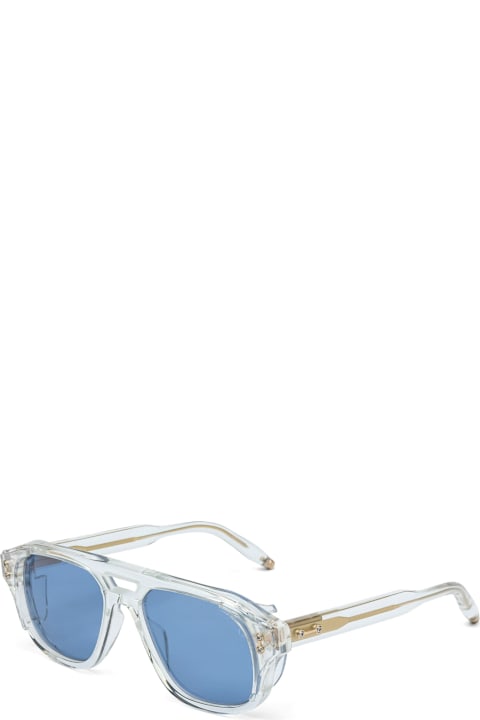 Akoni Eyewear for Men Akoni Phoenix - Crystal Clear / Brushed Gold Sunglasses