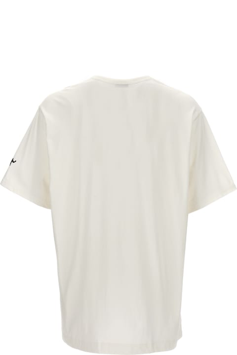 メンズ Yohji Yamamotoのトップス Yohji Yamamoto Logo Print T-shirt