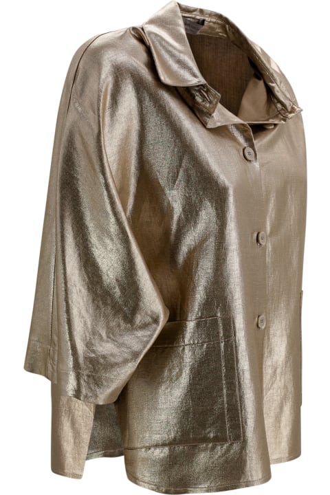 D.Exterior Topwear for Women D.Exterior Bronze Short-sleeved Shirt