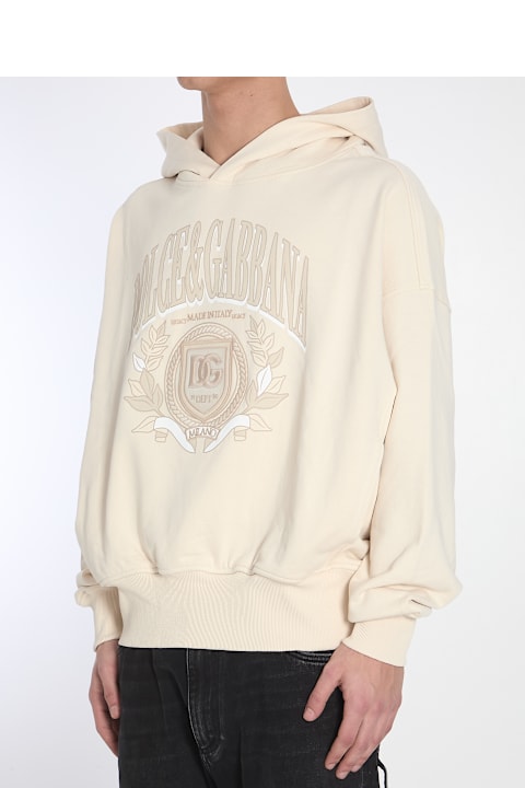 Dolce & Gabbana Fleeces & Tracksuits for Men Dolce & Gabbana Hoodie With Embroidery