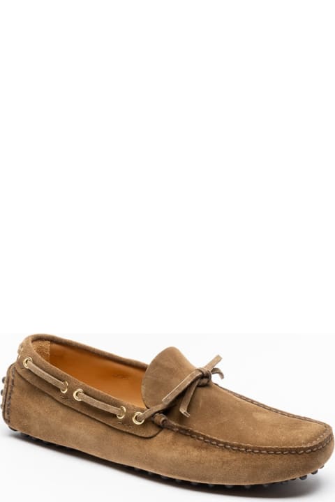 Loafers & Boat Shoes for Men Car Shoe Kud006 Sigar Brown Suede Driving Loafer