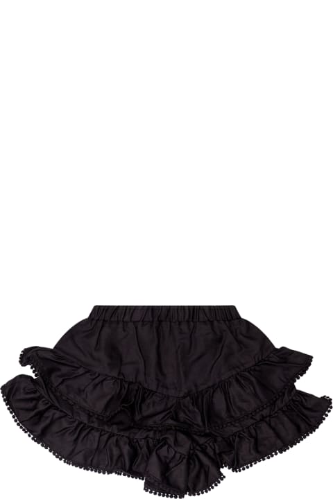 TwinSet Bottoms for Girls TwinSet Shorts With Ruffle