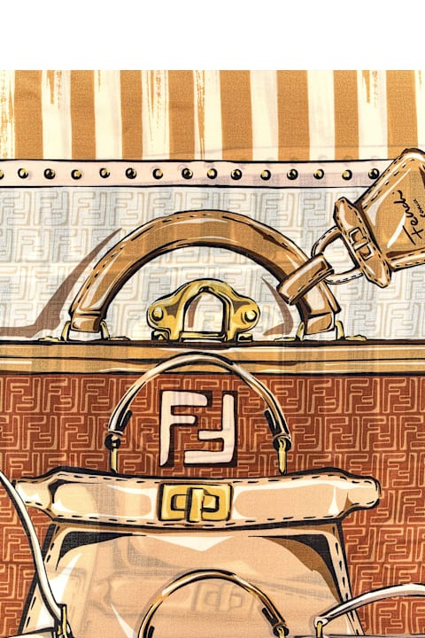 Scarves & Wraps for Women Fendi 'iconic Bags' Scarf