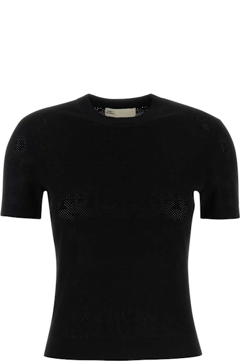 Tory Burch Fleeces & Tracksuits for Women Tory Burch Black Viscose Blend Sweater