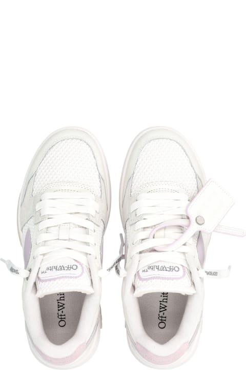 Off-White Slim Out Of Office White Lilac Woman
s Sneakers