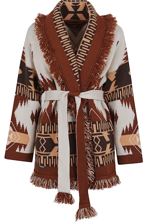 Alanui سترات لـ السيدات Alanui Icon Jacquard Cardigan
