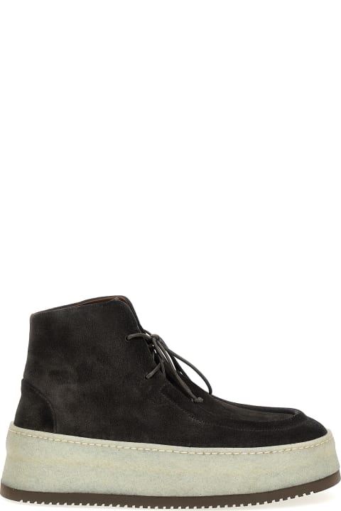 スニーカー BOTTEGA VENETA Embroidered Wool Blend Domenica Ankle Boots Bottega Veneta Embroidered wool blend Domenica ankle boots