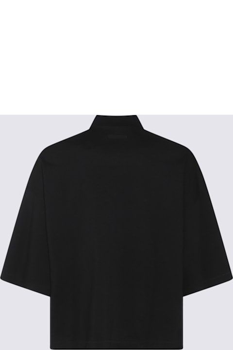 Fear of God Topwear for Men Fear of God Black Cotton Polo Shirt