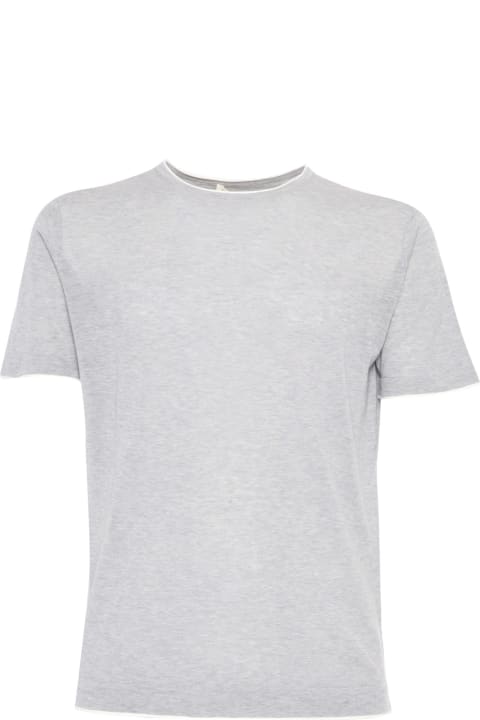 L.B.M. 1911 Clothing for Men L.B.M. 1911 Gray Stretch Cotton T-shirt