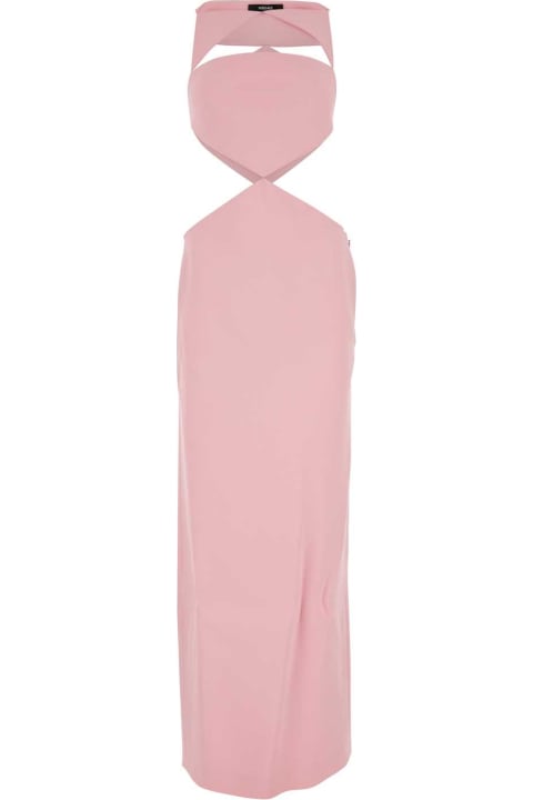 Versace Dresses for Women Versace Pink Crepe Long Dress
