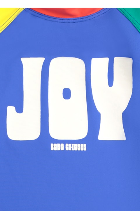 Bobo Choses for Kids Bobo Choses Anti Uv Multicolor T-shirt For Boy With Writing
