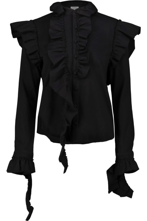 Topwear for Women VETEMENTS Deconstructured Jersey Blouse