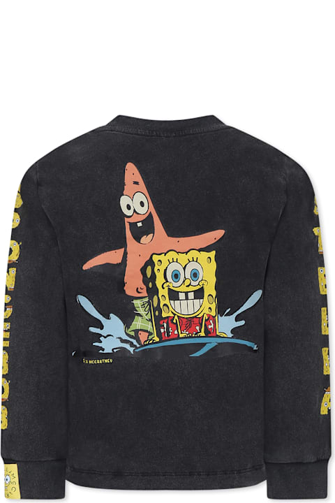 Homeware Stella McCartney Kids Grey T-shirt For Boy With Spongebob
