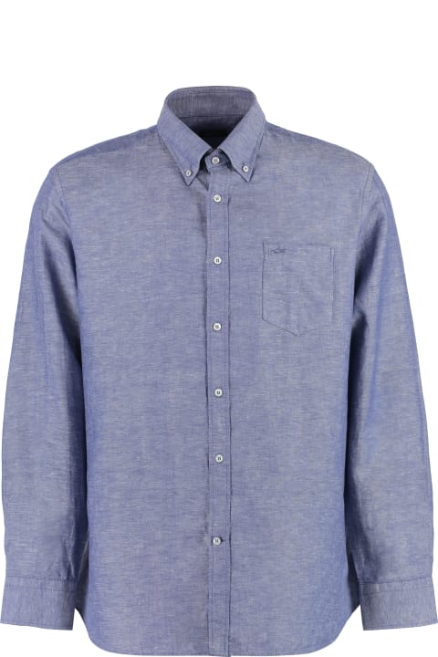 Homeware Paul&Shark Long Sleeve Cotton Blend Shirt