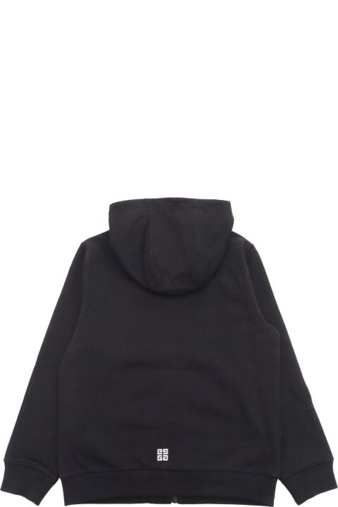 Givenchy for Kids Givenchy Black Sweatshirt With Logo