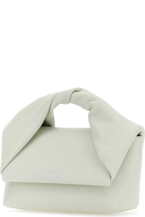 J.W. Anderson Totes for Women J.W. Anderson Ivory Nappa Leather Midi Twister Handbag