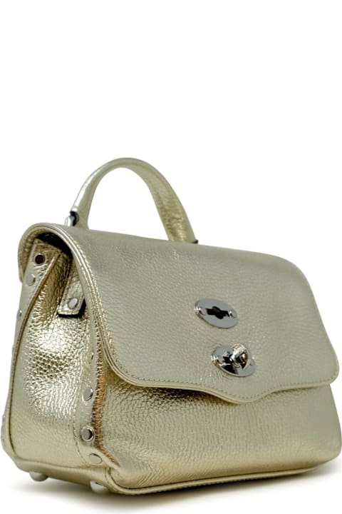 Homeware Zanellato Zanellato 068010-001870000-z0194 Postina Baby Daily Metal Gold Cocorico Leather Handbag