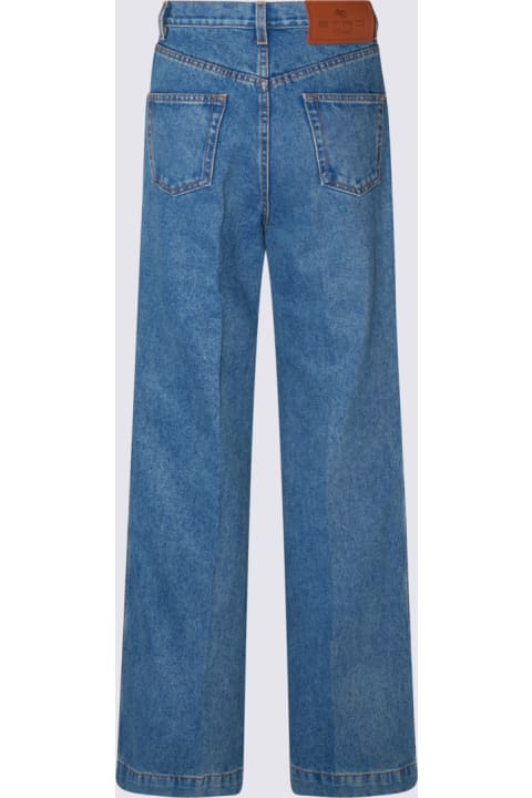 Etro for Women Etro Blue Cotton Denim Jeans