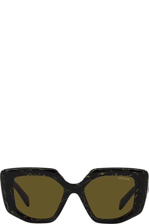 Pr 14zs Black / Yellow Marble Sunglasses