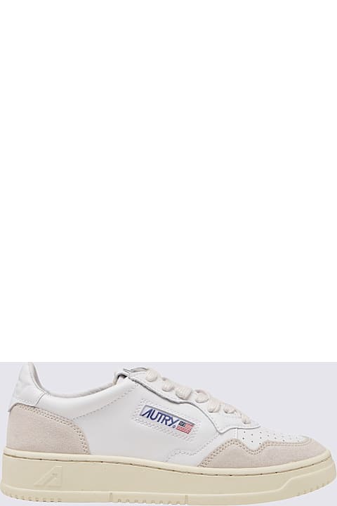 Autry White Leather Medalist Sneakers