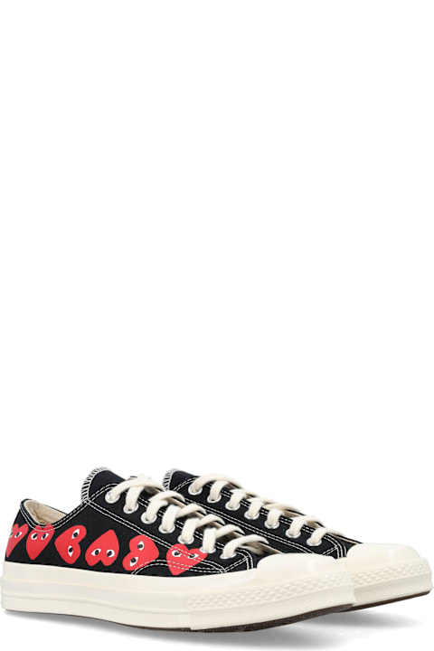 Comme des Garçons Multi Heart Low Top