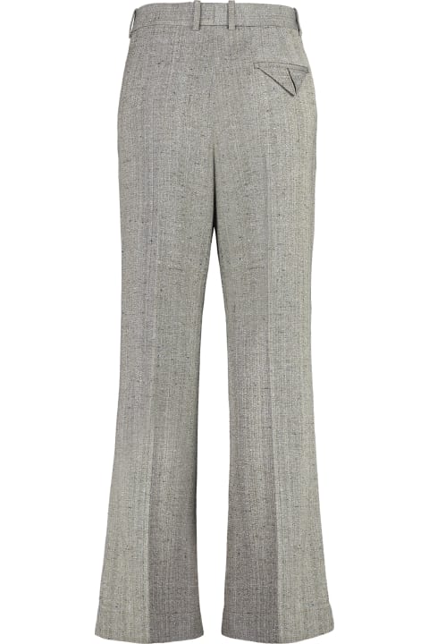 Wool And Silk Flares Pants