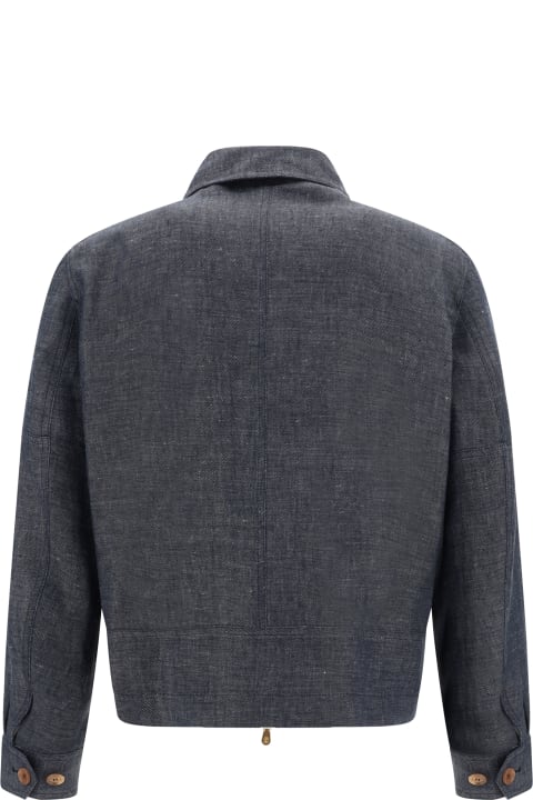Coats & Jackets for Men Brunello Cucinelli Linen Jacket