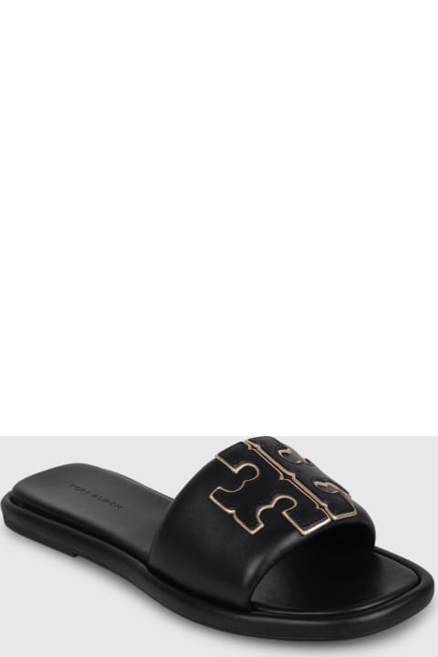 Sandals for Women Tory Burch Tory Burch Double T Sport Patch Slides