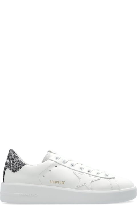 Homeware Golden Goose Purestar Glittered Lace-up Sneakers