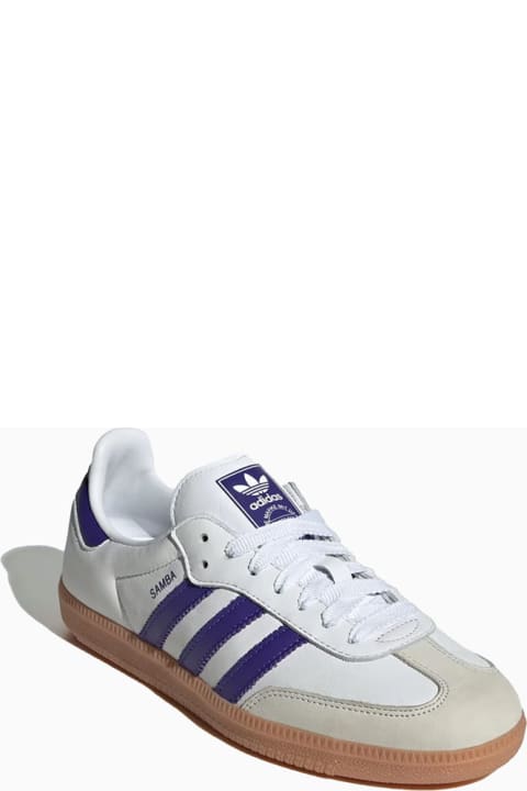 Adidas for Women Adidas Samba Og White-purple Sneakers