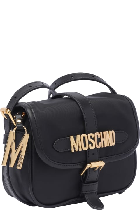 Moschino Totes for Women Moschino Lettering Logo Crossbody Bag