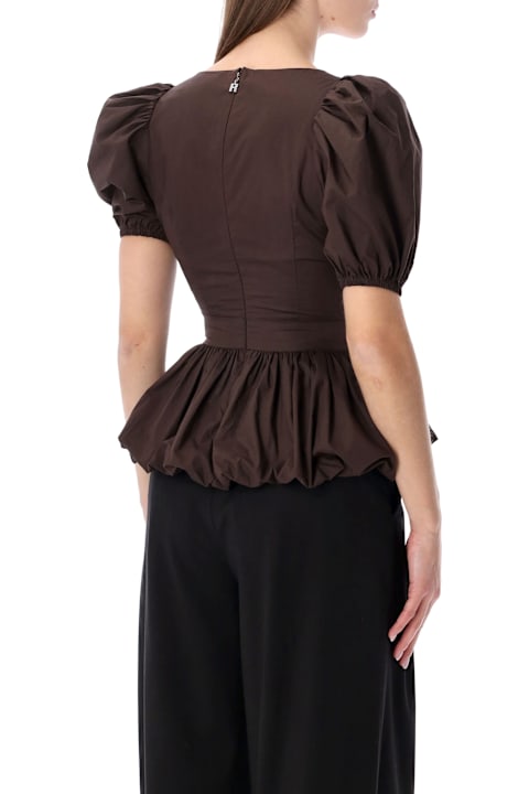 أدوات منزلية Rotate by Birger Christensen Rotate Puff-sleeve Bubble top