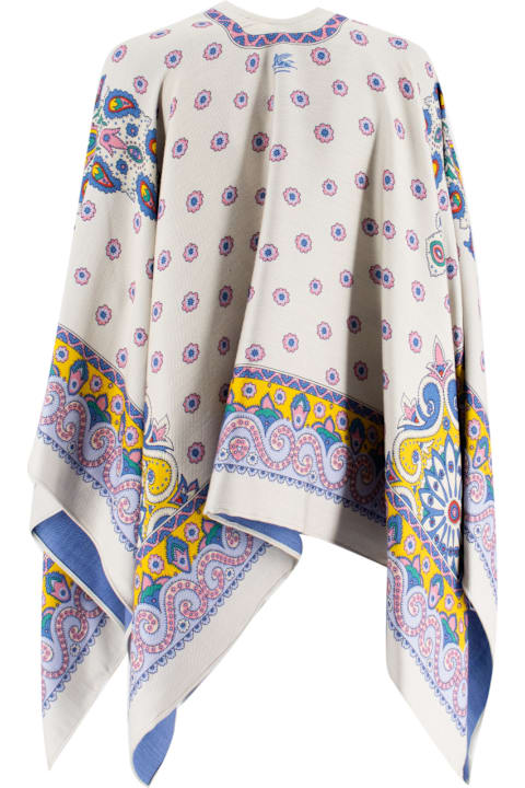Etro Coats & Jackets for Women Etro Wool Poncho