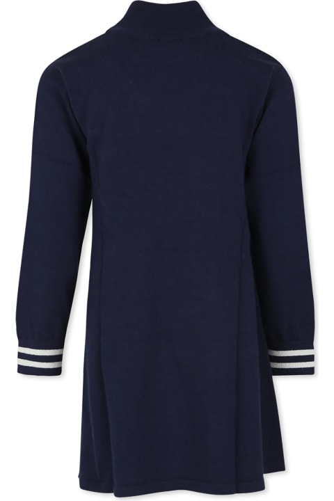 Moschino لـ بنات Moschino Blue Dress For Girl With Teddy Bear