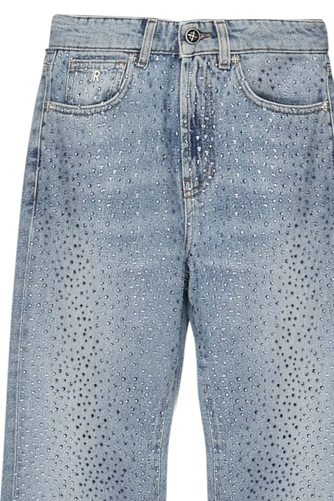 John Richmond Clothing for Women John Richmond Flare Jeans With Rhinestones