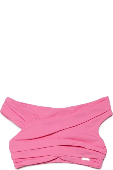 Topwear for Girls Dsquared2 Top Corto Con Ruches